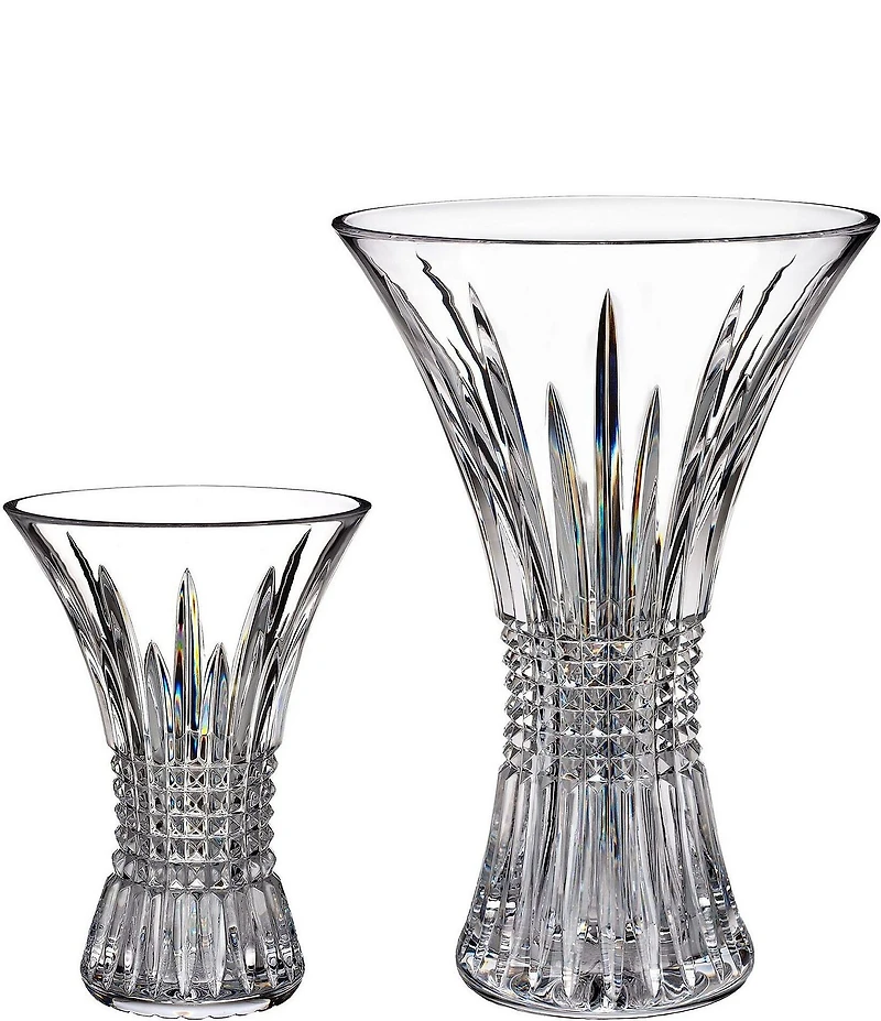 Waterford Lismore Diamond Vase, 14in