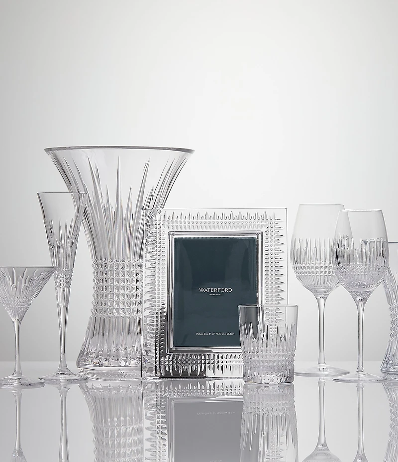 Waterford Lismore Diamond Vase, 14in