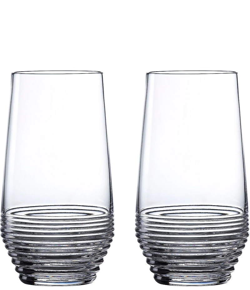 Waterford Mixology Rum Circon Hiball 16floz, Set of 2