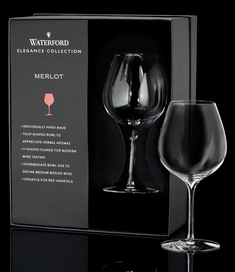 Waterford Elegance Merlot 22-oz, Set of 2
