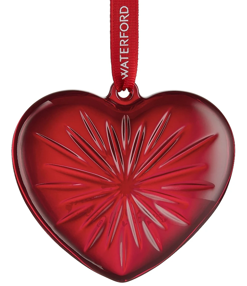 Waterford Elton John Aids Foundation Red Heart Ornament