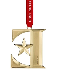 Waterford Elton John Golden E Icon Ornament