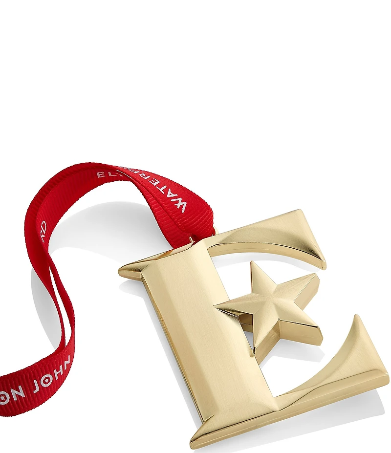 Waterford Elton John Golden E Icon Ornament