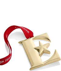 Waterford Elton John Golden E Icon Ornament