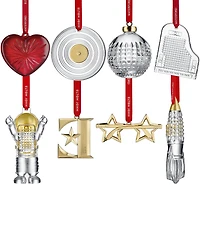 Waterford Elton John Ornaments, Set of 8
