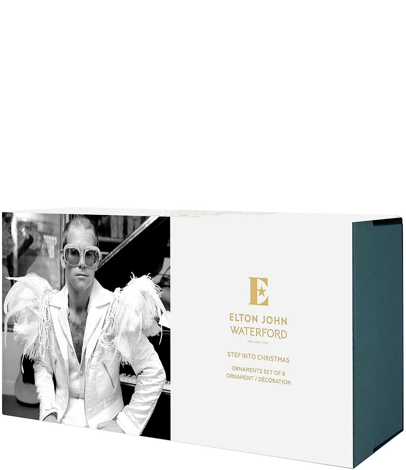 Waterford Elton John Ornaments, Set of 8