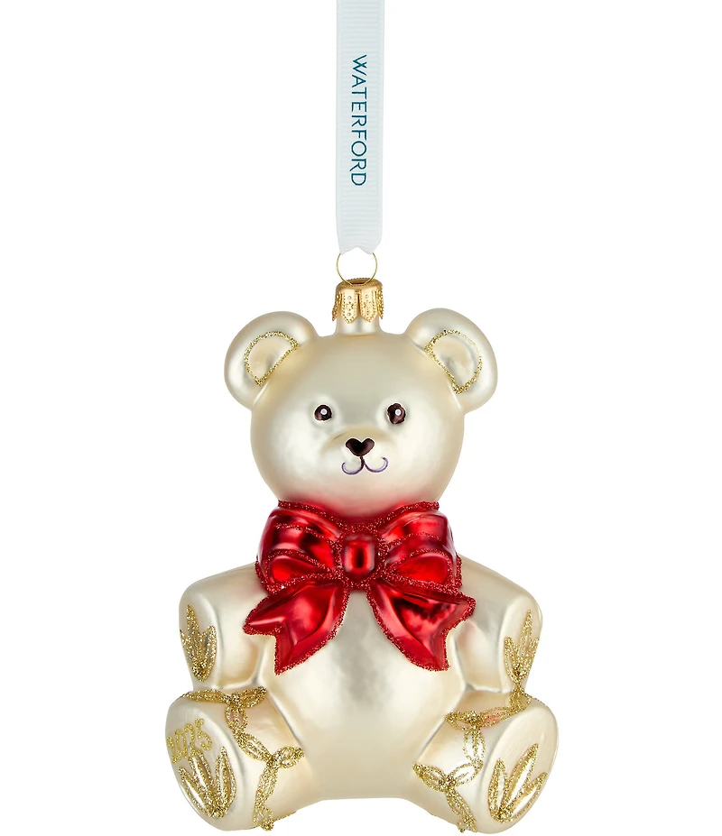 Waterford Holiday Heirlooms First Teddy 2025 Ornament