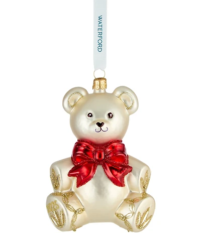 Waterford Holiday Heirlooms First Teddy 2025 Ornament