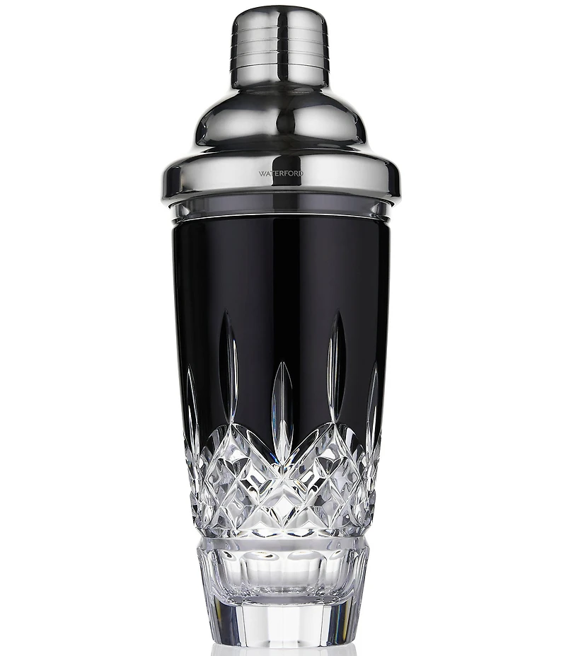 Waterford Lismore Black Cocktail Shaker, 24-oz