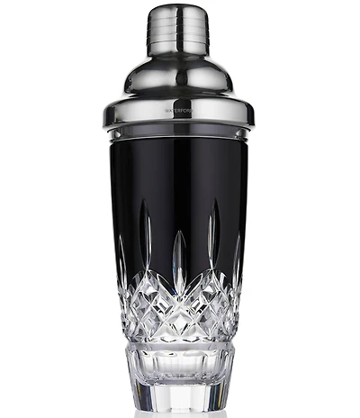 Waterford Lismore Black Cocktail Shaker, 24-oz