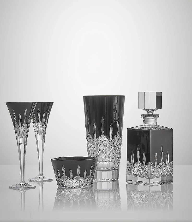 Waterford Lismore Black Toasting Flute 5.5floz, Set of 2