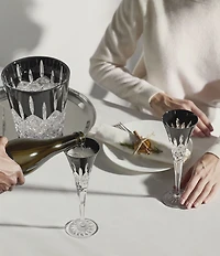 Waterford Lismore Black Toasting Flute 5.5floz, Set of 2