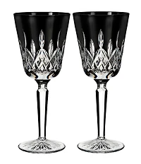Waterford Lismore Black Wine Glass 9-oz, Set of 2
