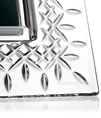 Waterford Lismore Collection Crystal Picture Frame 4x6#double; and Ring Holder Set