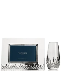 Waterford Lismore Collection Essence Frame 4x6#double; and Bud Vase - 2-Piece Set
