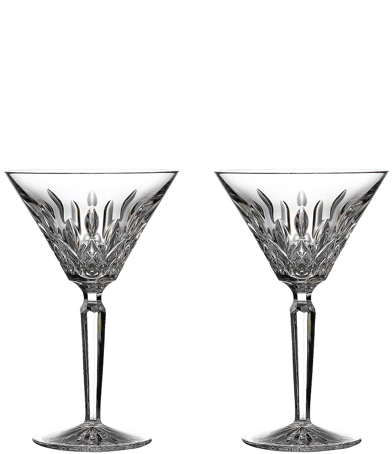 Waterford Lismore Martini Glass 7floz, Set of 2