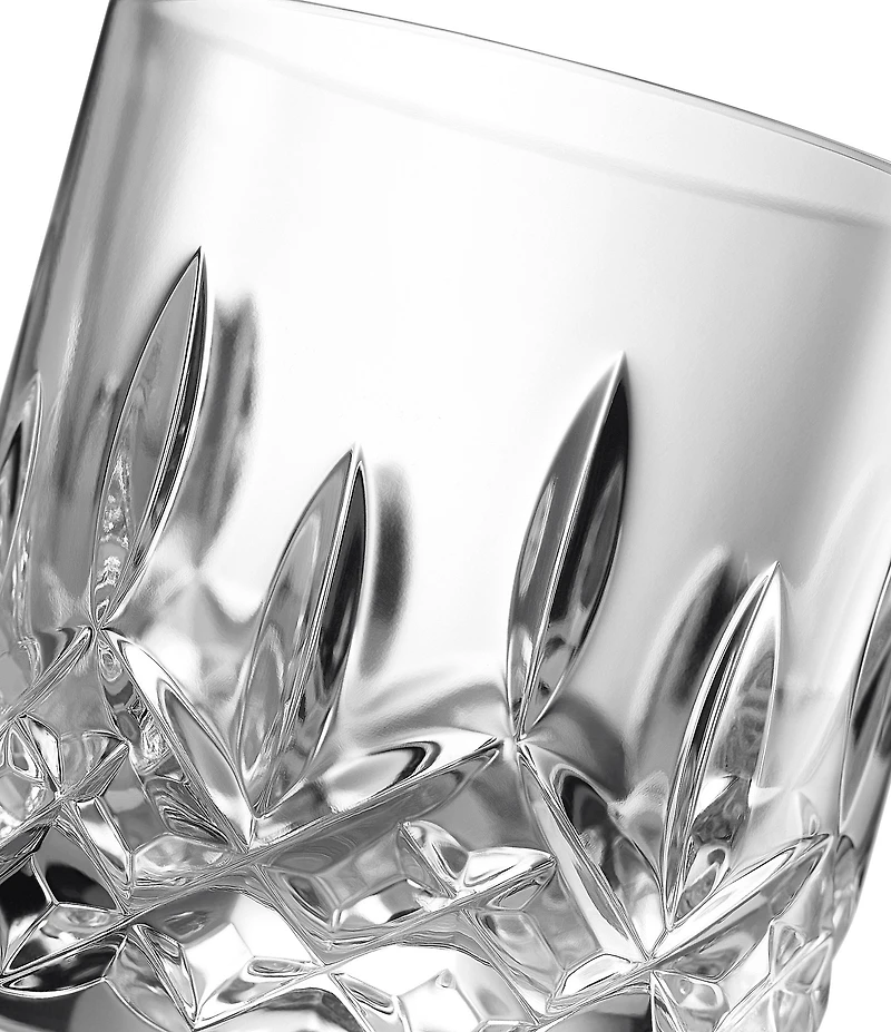 Waterford Connoisseur Lismore Straight Double Old Fashion 6-oz, Set of 2