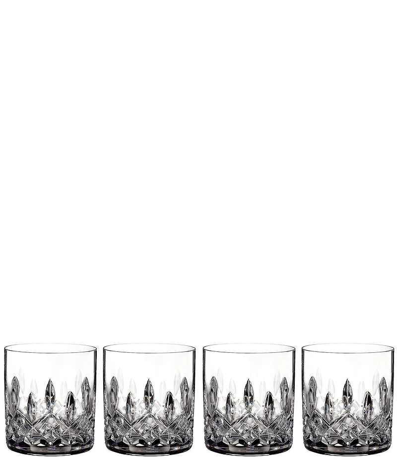 Waterford Connoisseur Lismore Straight Double Old Fashion 6-oz