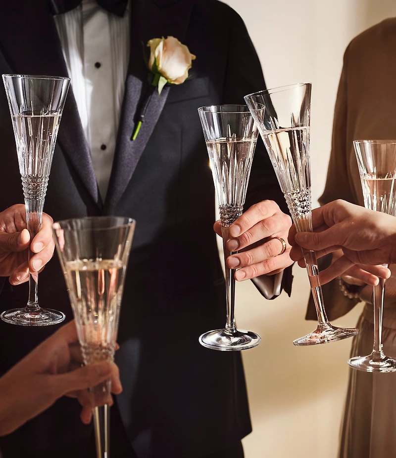 Waterford Lismore Diamond Toasting Flute 5.5floz, Set of 2