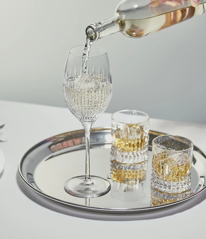 Waterford Connoisseur Lismore Diamond Straight Double Old Fashion 6-oz, Set of 2