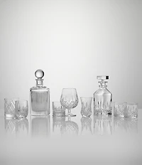 Waterford Connoisseur Lismore Diamond Straight Double Old Fashion 6-oz, Set of 2