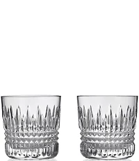 Waterford Lismore Diamond Double Old Fashion, Set of 2