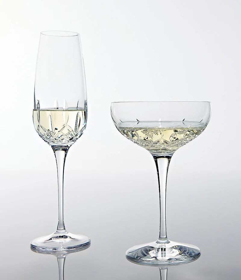 Waterford Lismore Essence Champagne Saucer, Set of 2