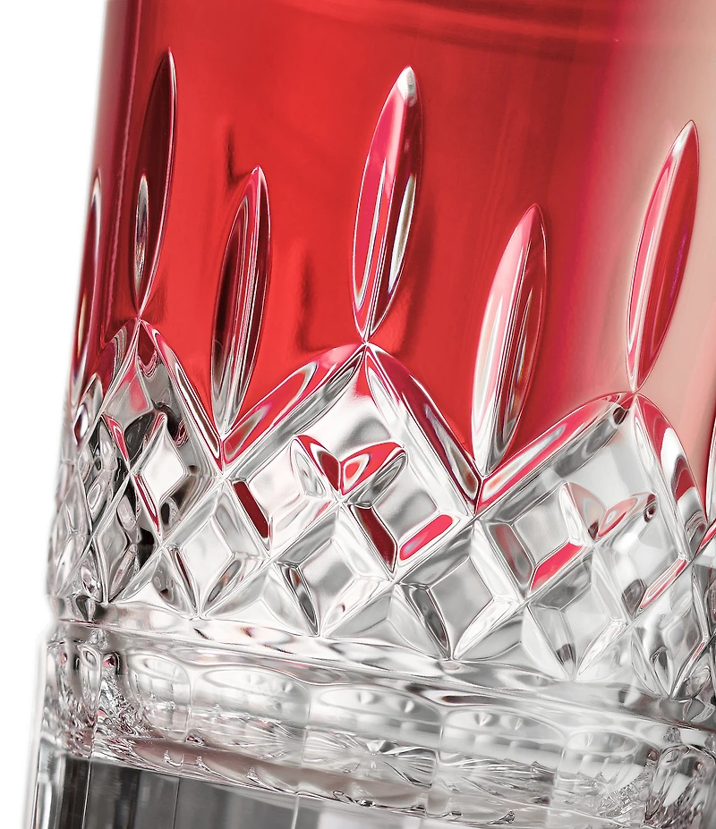 Waterford Lismore Red Biscuit Barrel, 7.5-in