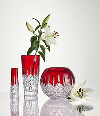 Waterford Lismore Red Bud Vase, 7in