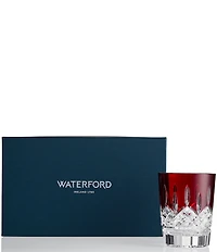 Waterford Lismore Red Double Old Fashioned 12.5floz, Set of 2