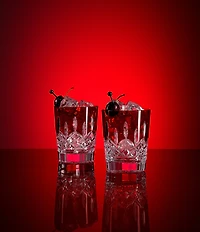 Waterford Lismore Red Double Old Fashioned 12.5floz, Set of 2