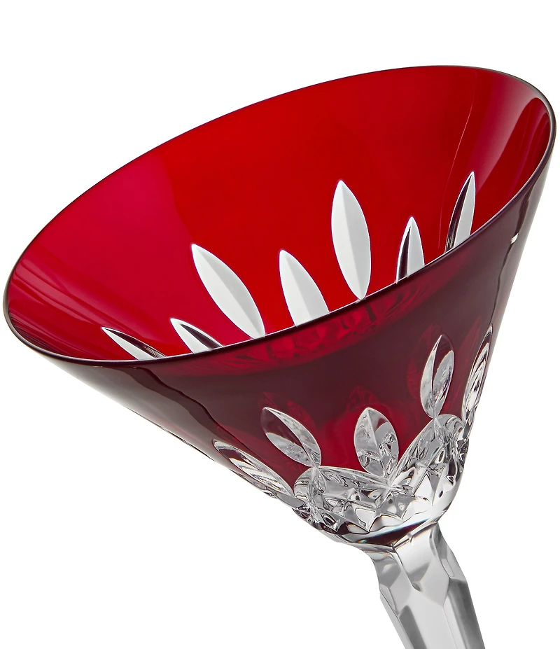 Waterford Lismore Red Martini, 7fl-oz, Set of 2