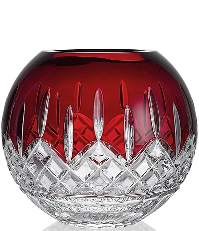 Waterford Lismore Red Rose Bowl, 8in