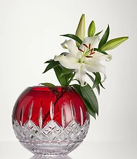 Waterford Lismore Red Rose Bowl, 8in