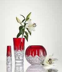 Waterford Lismore Red Rose Bowl, 8in