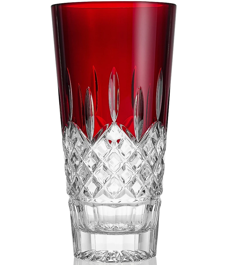 Waterford Lismore Red Vase, 10in