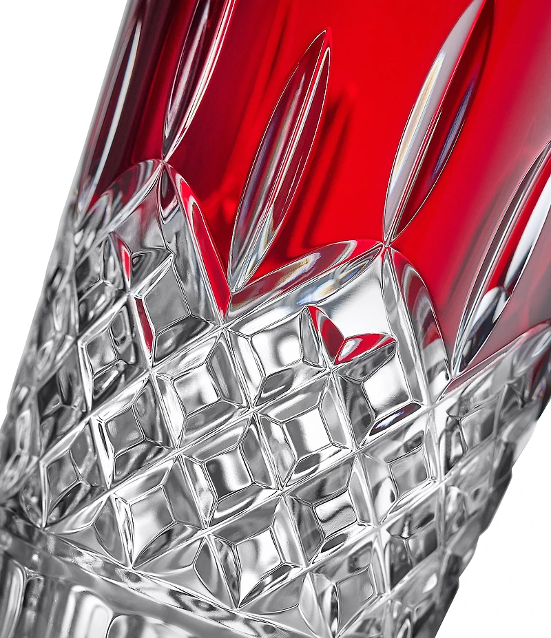 Waterford Lismore Red Vase, 10in