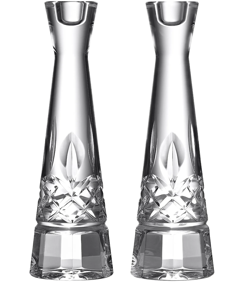 Waterford Lismore Round Candlesticks, Set of 2