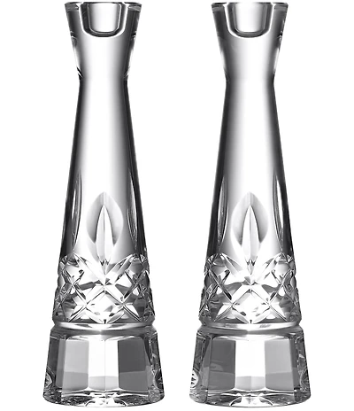 Waterford Lismore Round Candlesticks, Set of 2