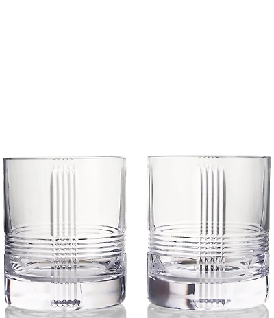 Waterford Marquis by Waterford Vector Double Old-Fashion Glasses, Set of 2