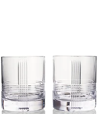 Waterford Marquis by Waterford Vector Double Old-Fashion Glasses, Set of 2