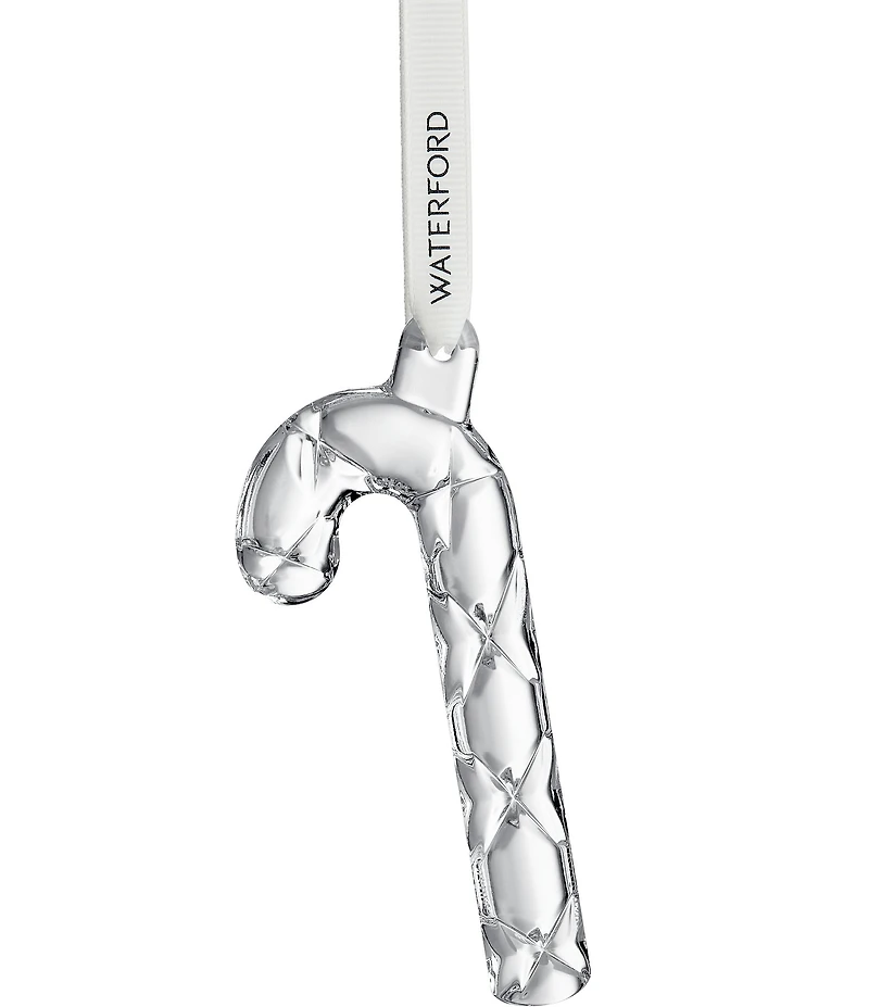 Waterford Mini Candy Cane Crystal Ornament