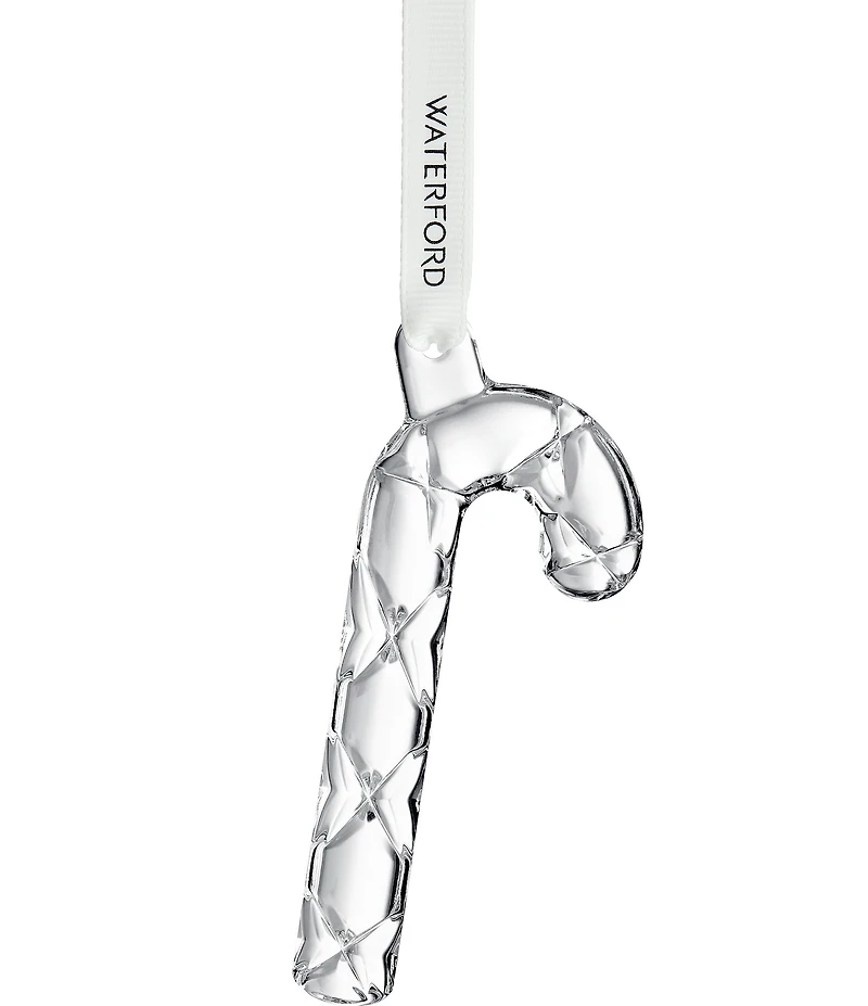 Waterford Mini Candy Cane Crystal Ornament