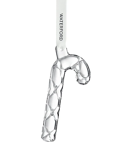 Waterford Mini Candy Cane Crystal Ornament