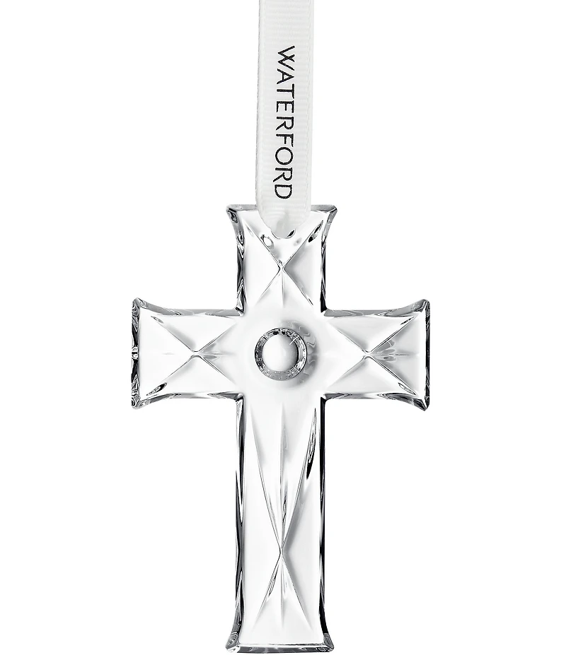 Waterford Mini Cross Crystal Ornament