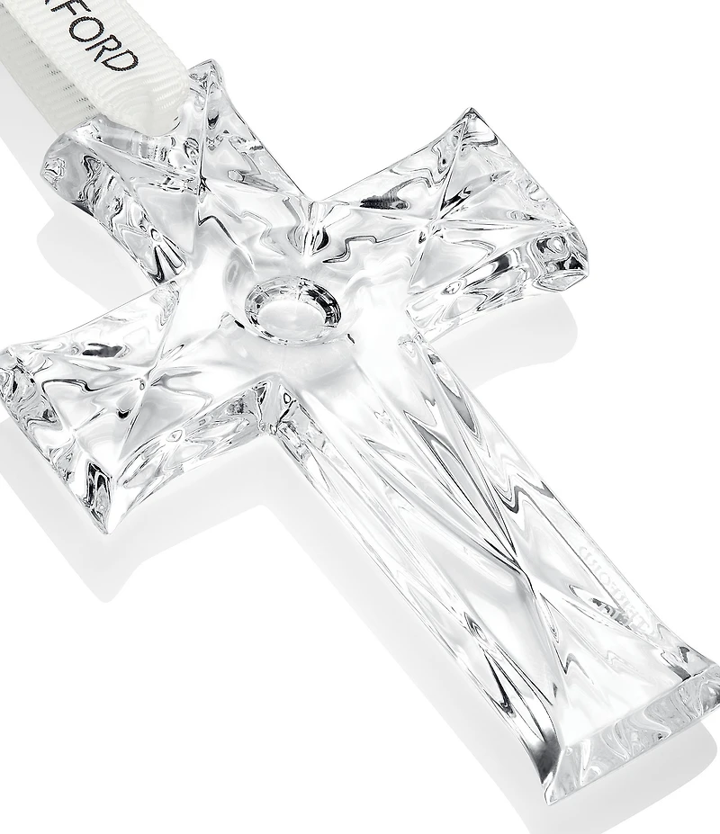 Waterford Mini Cross Crystal Ornament