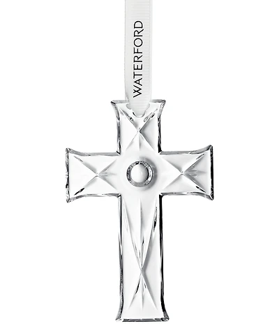 Waterford Mini Cross Crystal Ornament