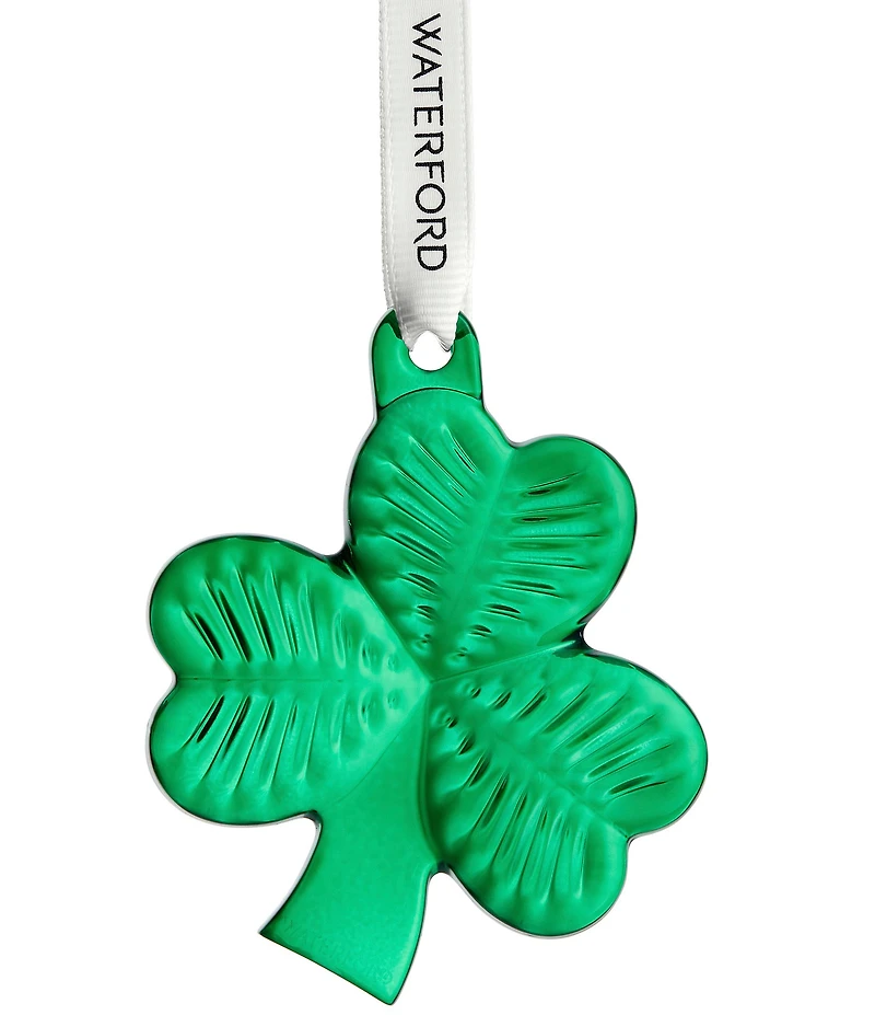 Waterford Mini Shamrock Green Ornament
