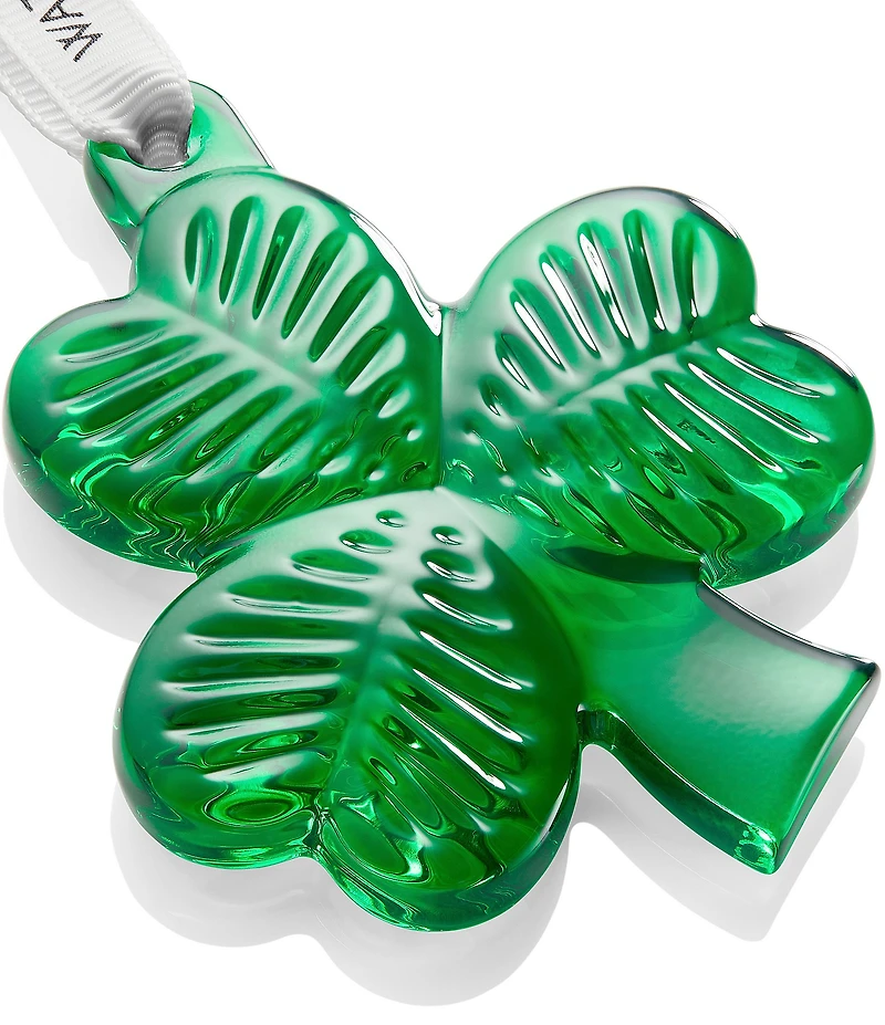 Waterford Mini Shamrock Green Ornament