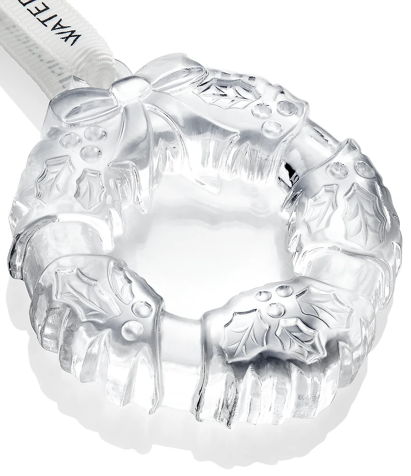 Waterford Mini Wreath Crystal Ornament